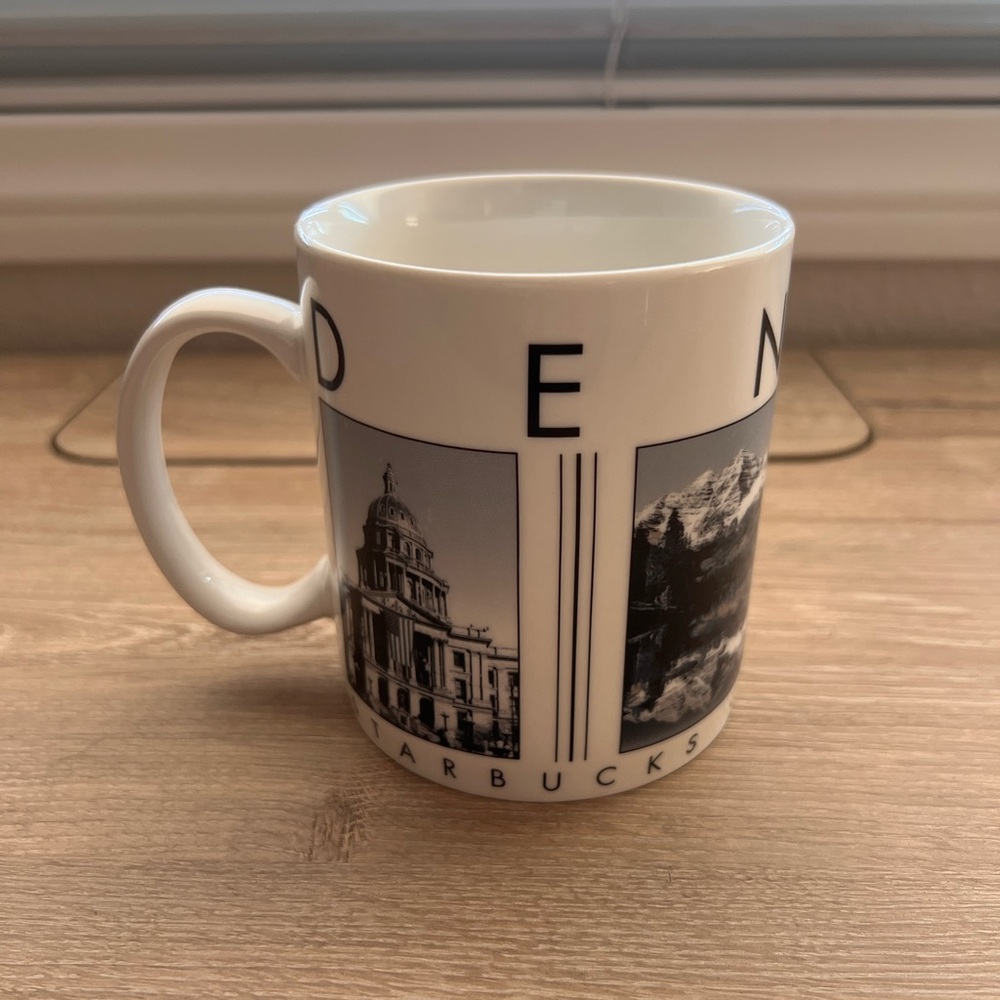 Starbucks Black and White Architectural Mug